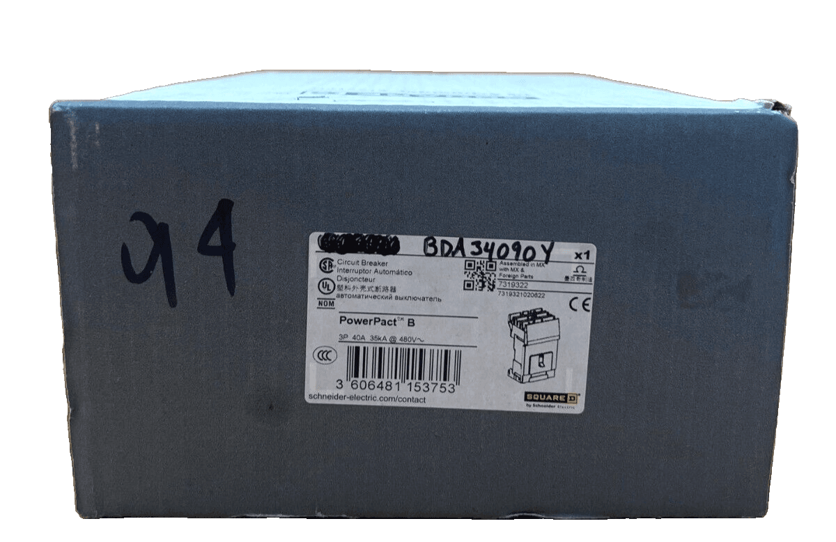 Square D BDA34090Y I-Line Circuit Breaker 90A 3P 480V BDA 90 Amp 3 Pole – image 1