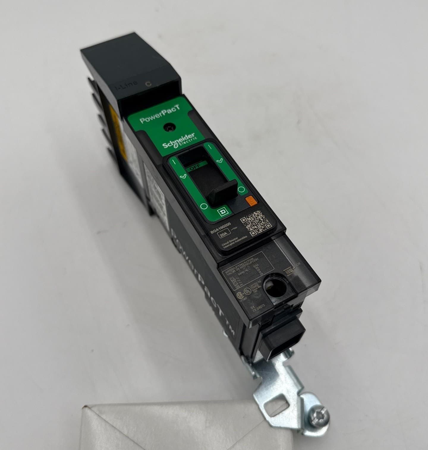 Square D BGA160205 I-Line Circuit Breaker 20A 1P 277V Powerpact 20 Amp – image 1