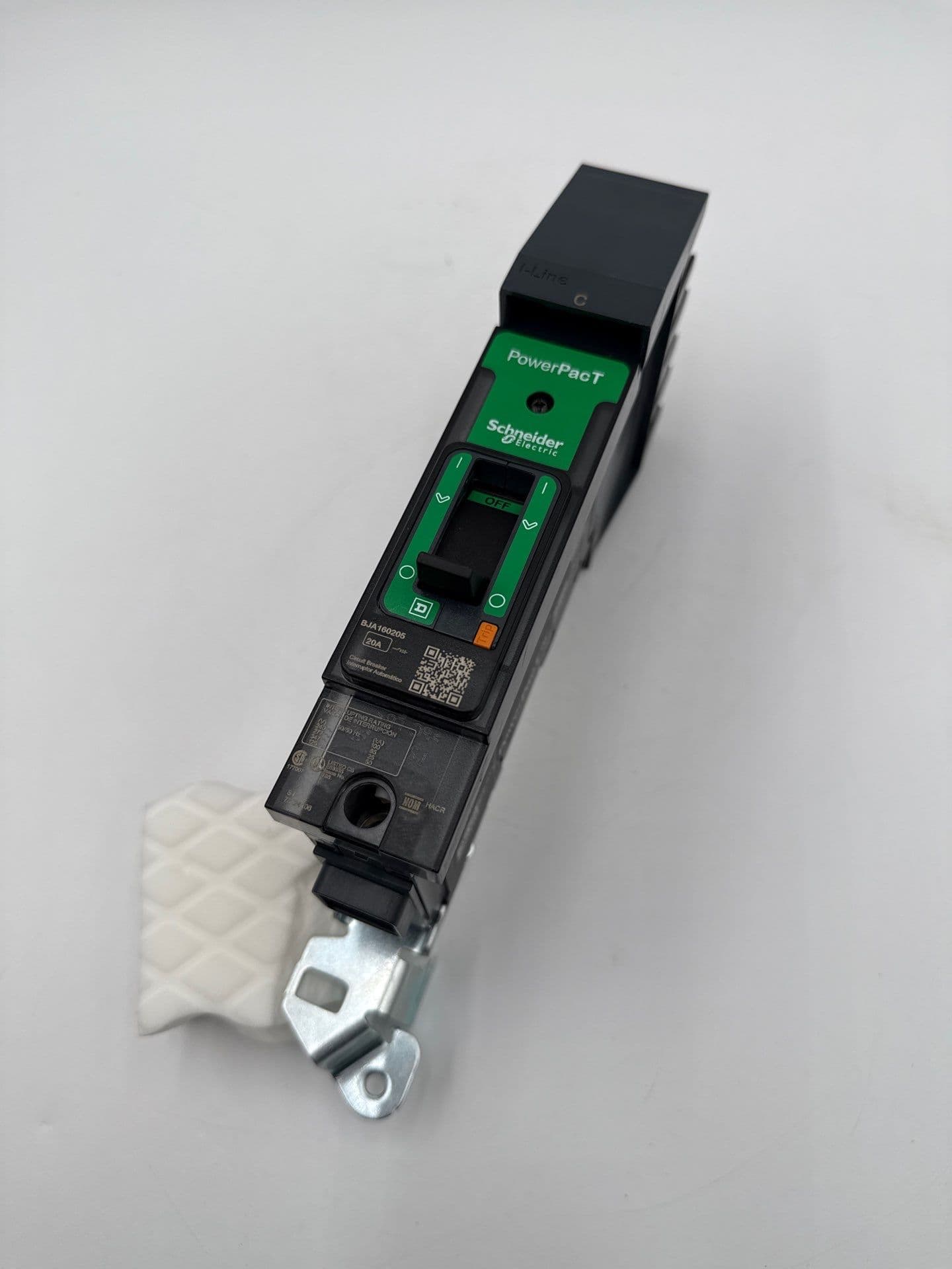 Square D BJA160205 I-Line Circuit Breaker 20A 1P 277V Powerpact 20 Amp BJA