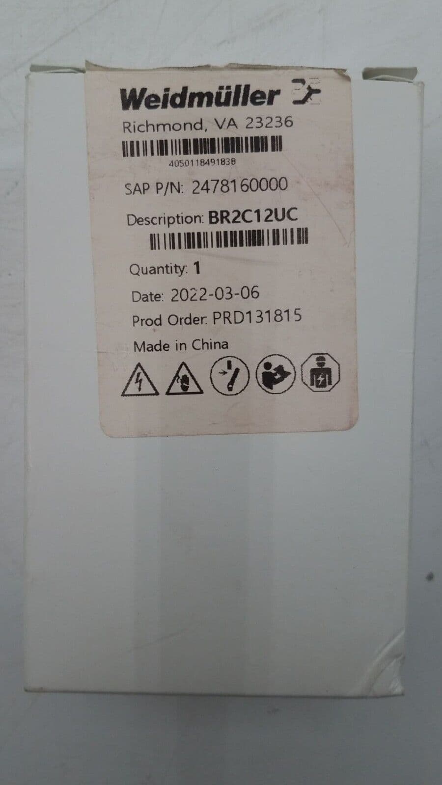 WEIDMULLER BR2C1.2UC – image 1