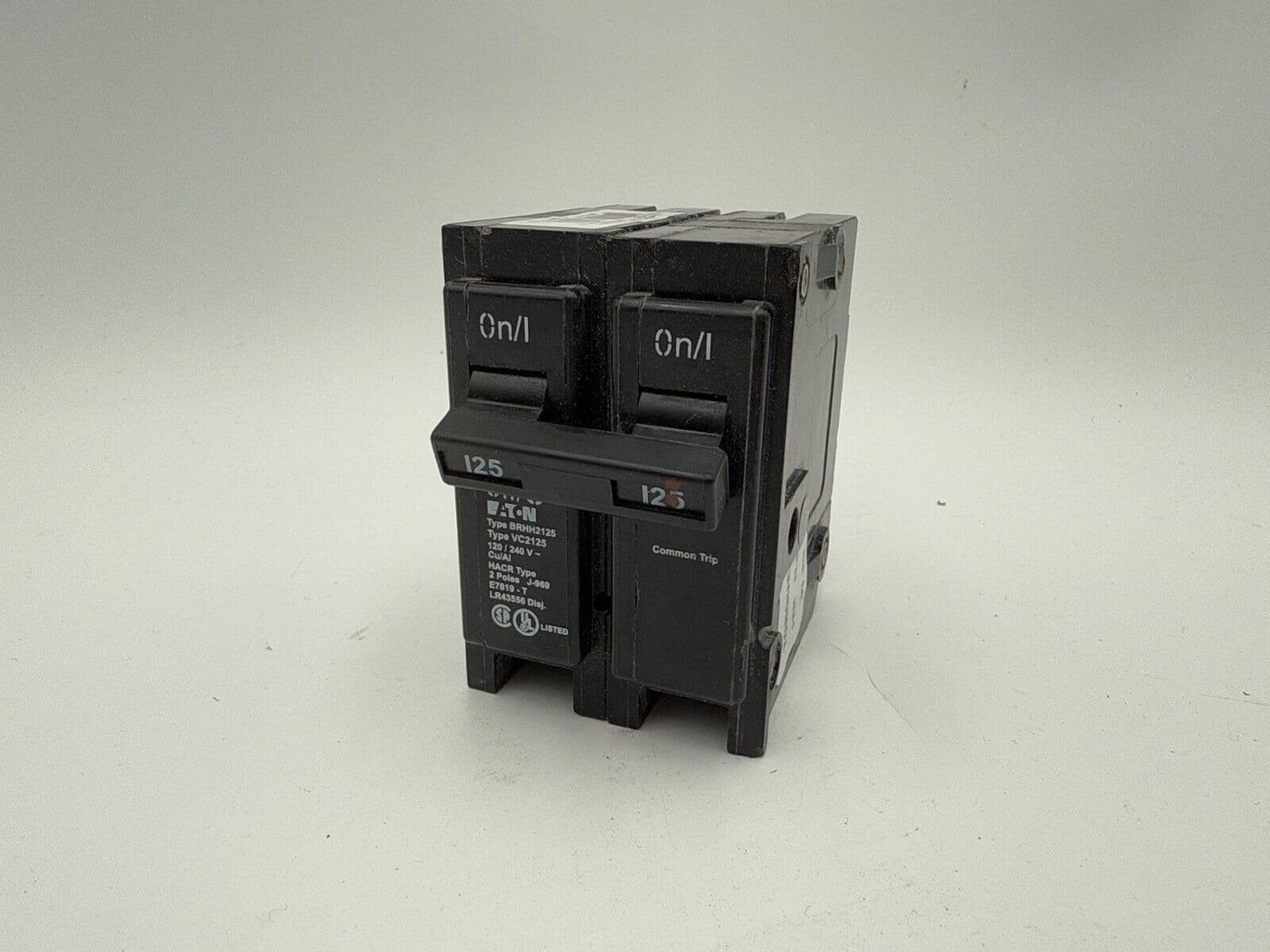 Eaton BRHH2125 Plug On Circuit Breaker 125A 2P 120/240V 1PH BRHH 125 Amp 2 Pole