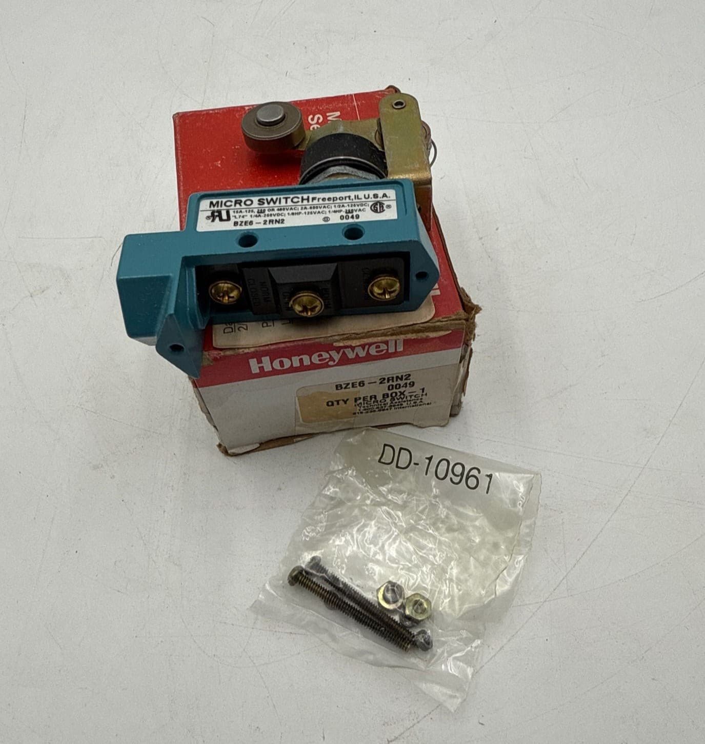 Honeywell BZE6-2RN2 Enclosed Limit Micro Switch