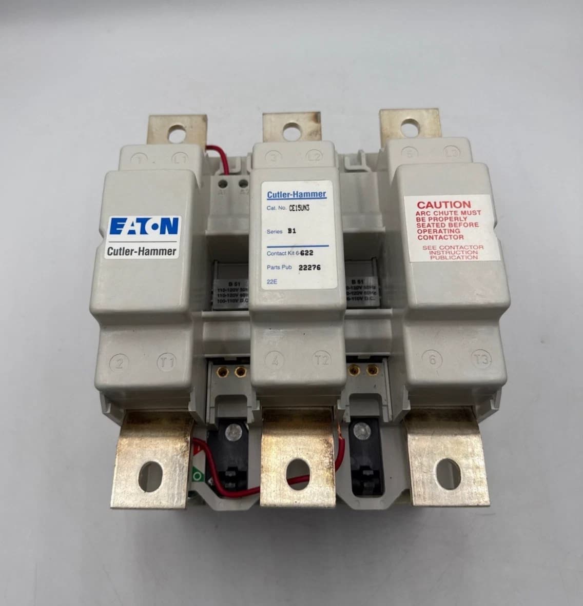 Eaton CE15UN3 Contactor 520A 3P 600V 350HP Freedom Coil 110-120V CE15UN3A80 – image 1