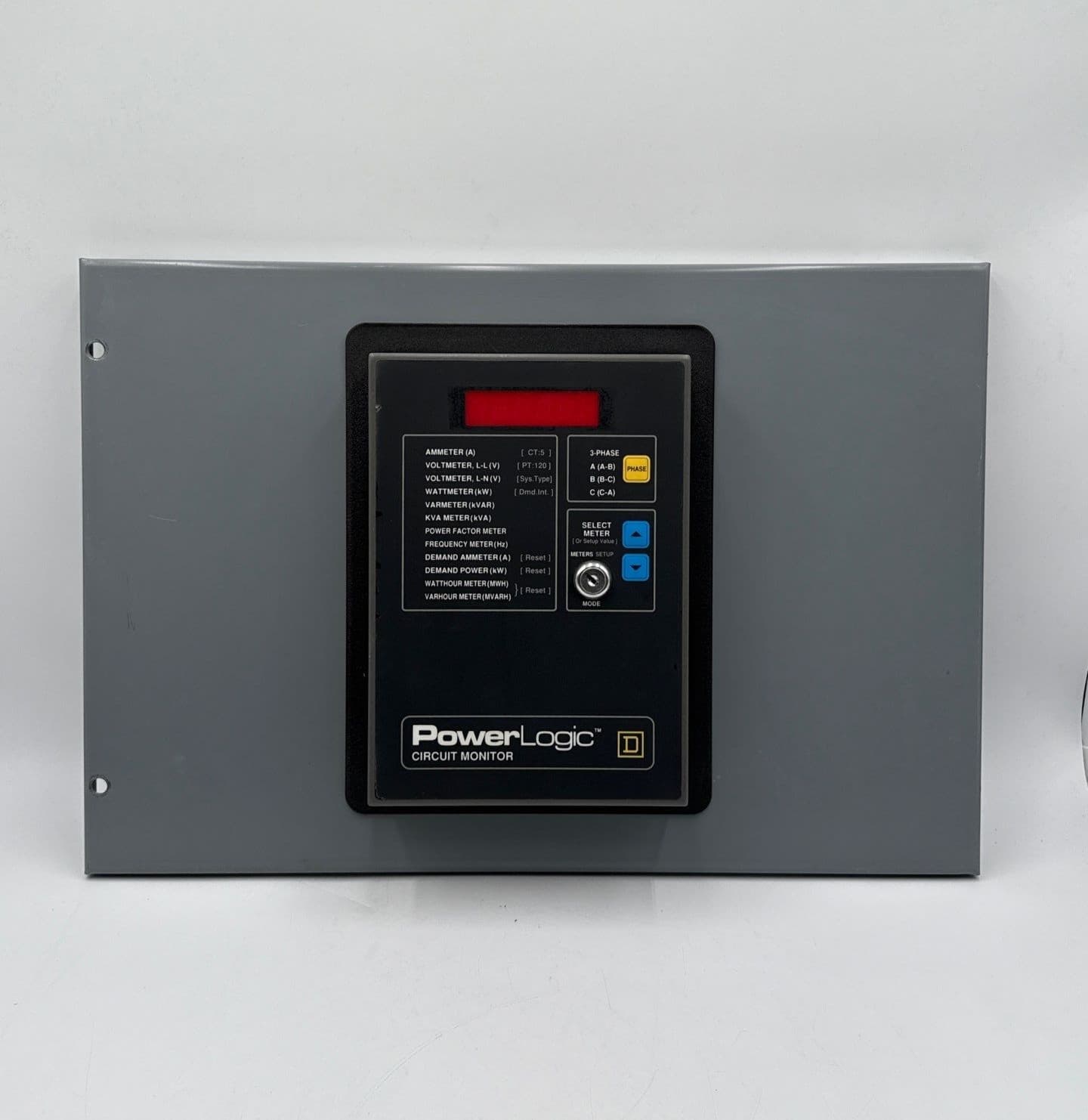 Square D PowerLogic Circuit Monitor 3020 CM250X1 120VAC 0.5A 50/60Hz – image 1