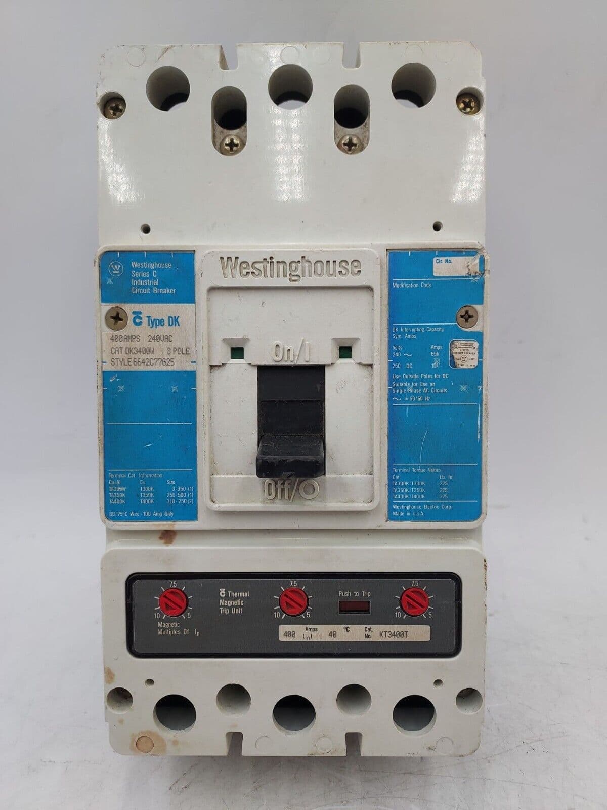 Westinghouse DK3400W – image 1