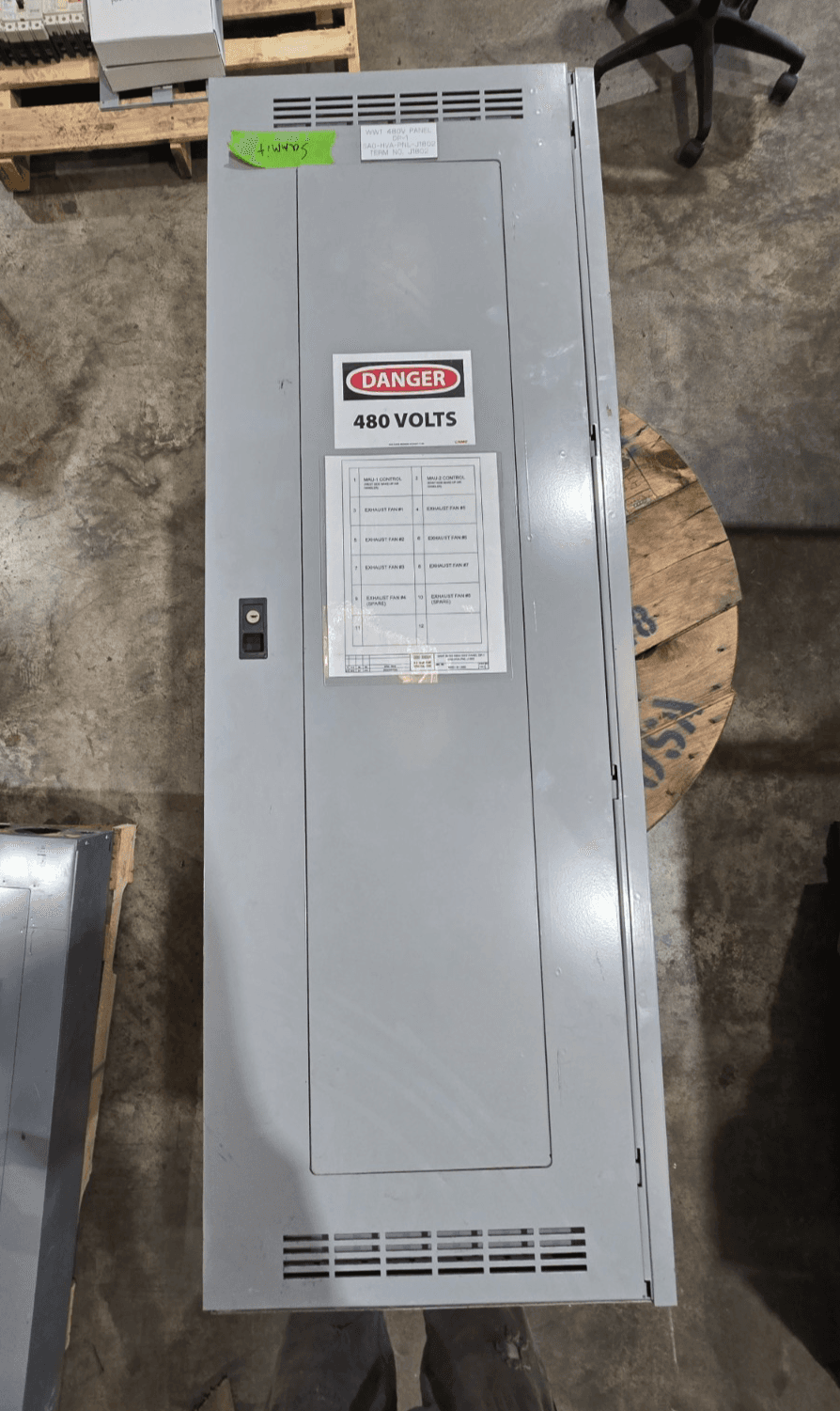 Eaton PRL3A Panelboard 400A 480V 3PH 3W MCB 400 Amp Panel HFD3225 225 Amp – image 1