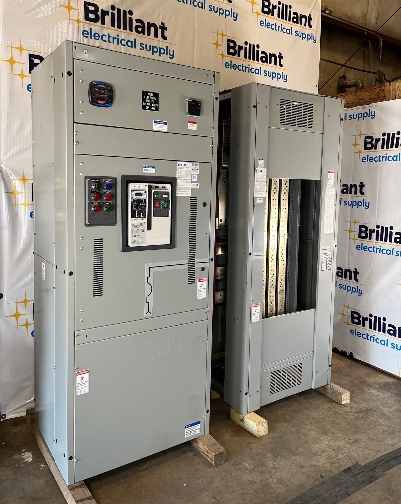 Eaton PRLC Switchboard 2000A 480/277V 3PH 4W SBS6203HEA LSIG Arc Flash Reduction – image 1