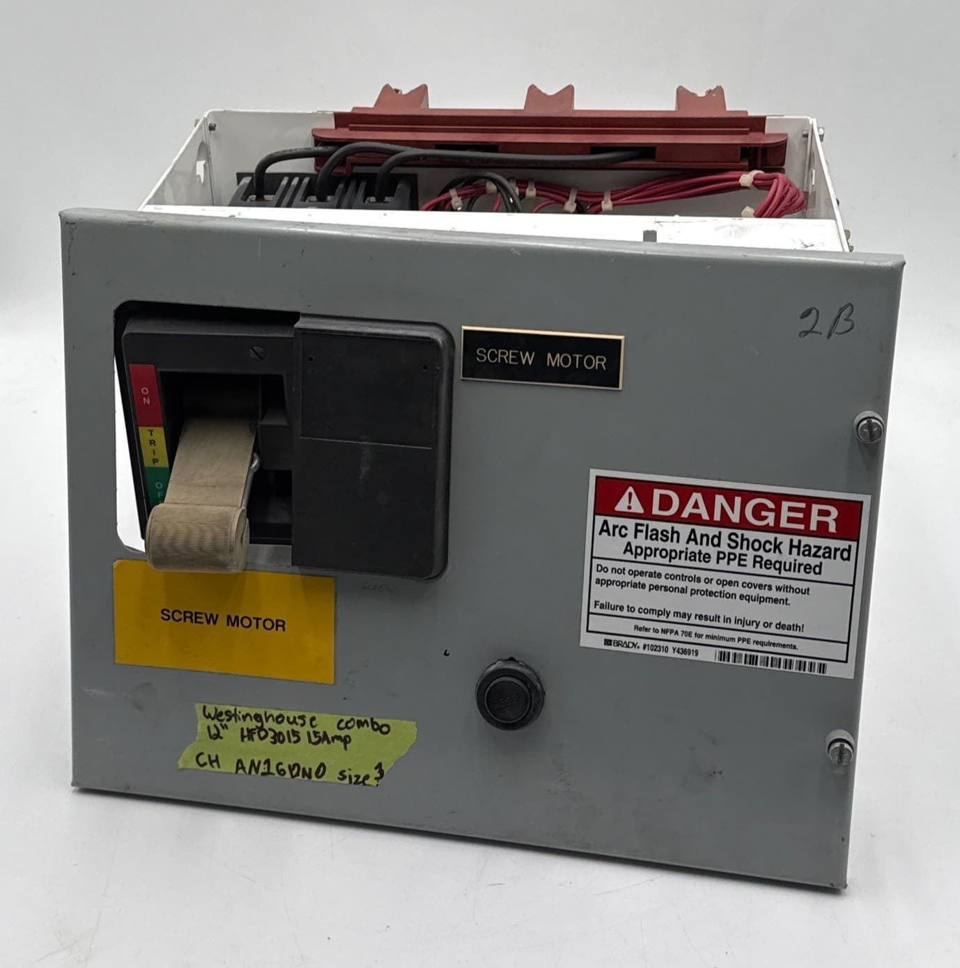 Eaton Freedom 2100 12" 15A Combo MCC Bucket HFD3015 Size 1 Starter AN16DN0 – image 1