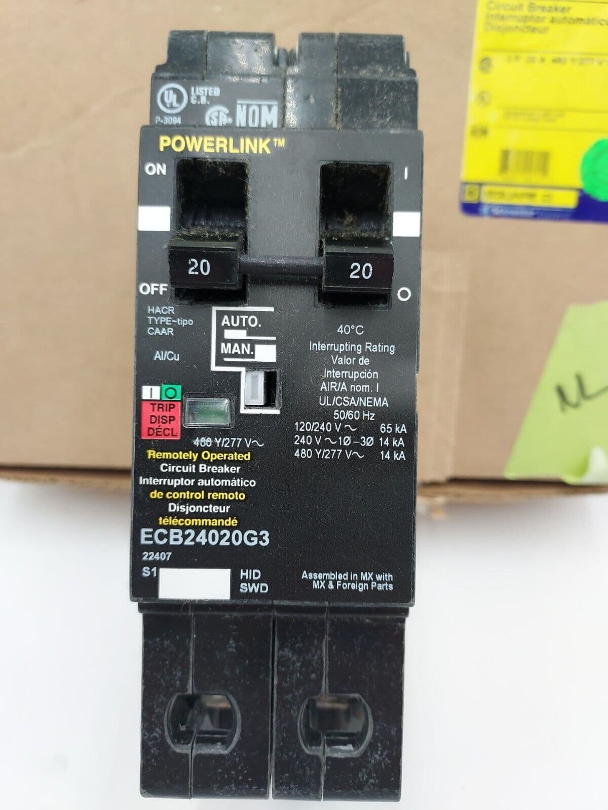 Square D ECB24020G3 – image 1