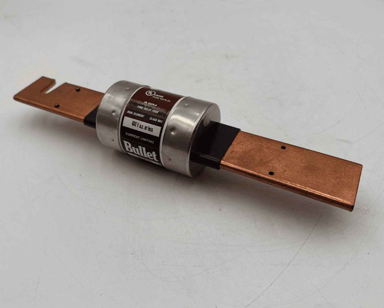 Bullet ECSR250 Fuse 250A 600V Class RK5 200 Amp Time Delay Current Limiting – image 1