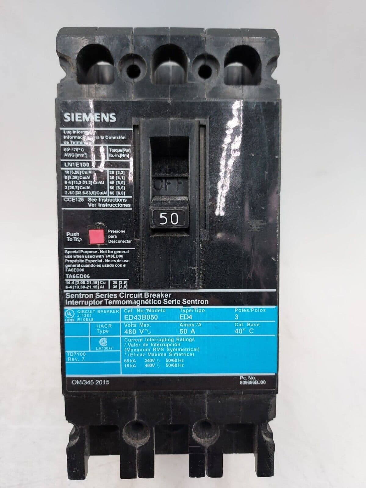 Siemens ED43B050 – image 1