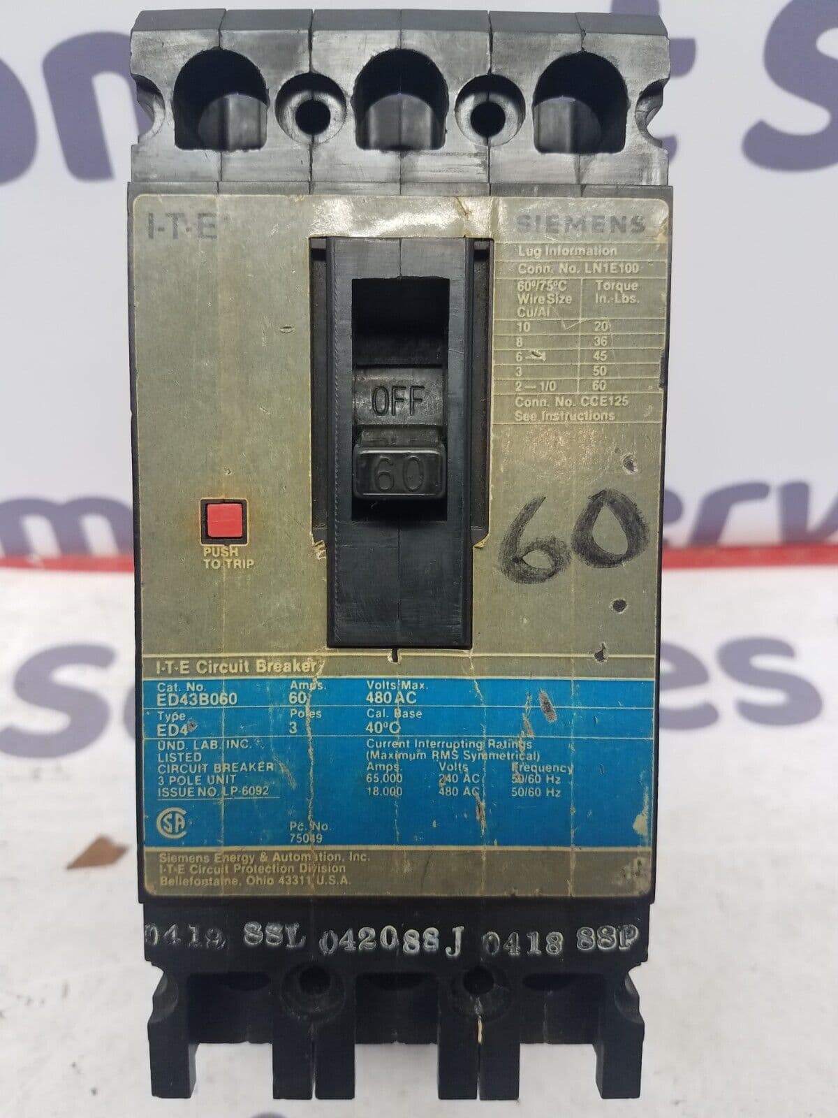 Siemens ED43B060 – image 1