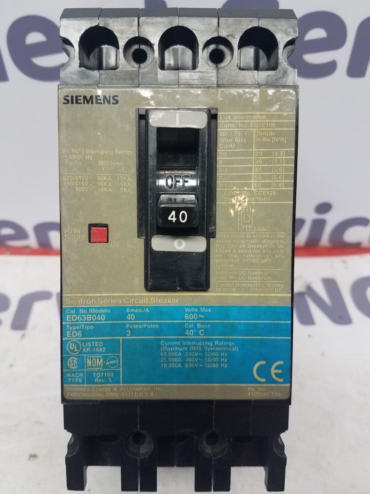 Siemens ED63B040 – image 1