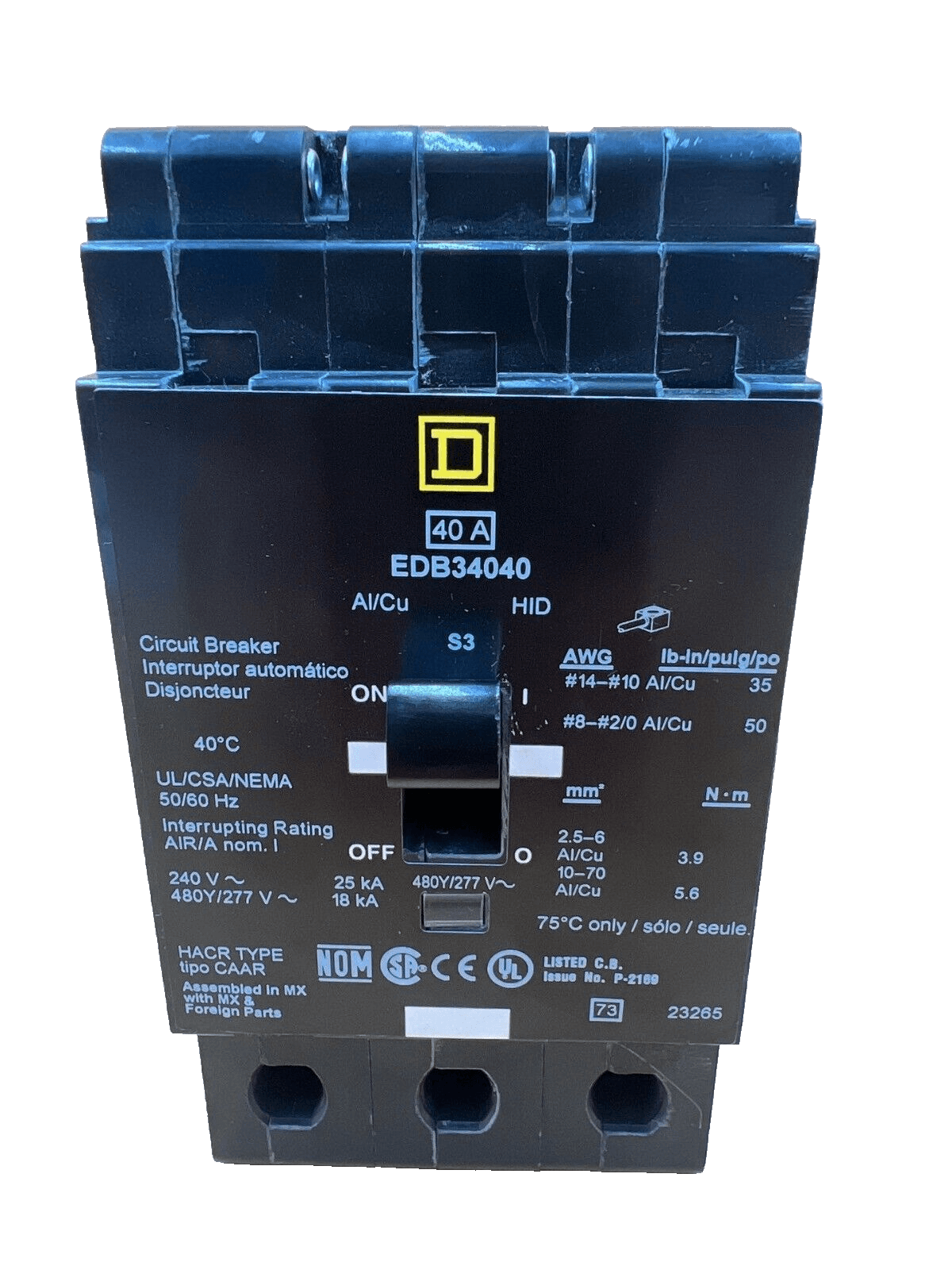 Square D EDB34040