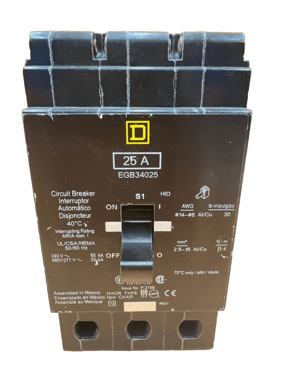 Square D EGB34025 – image 1