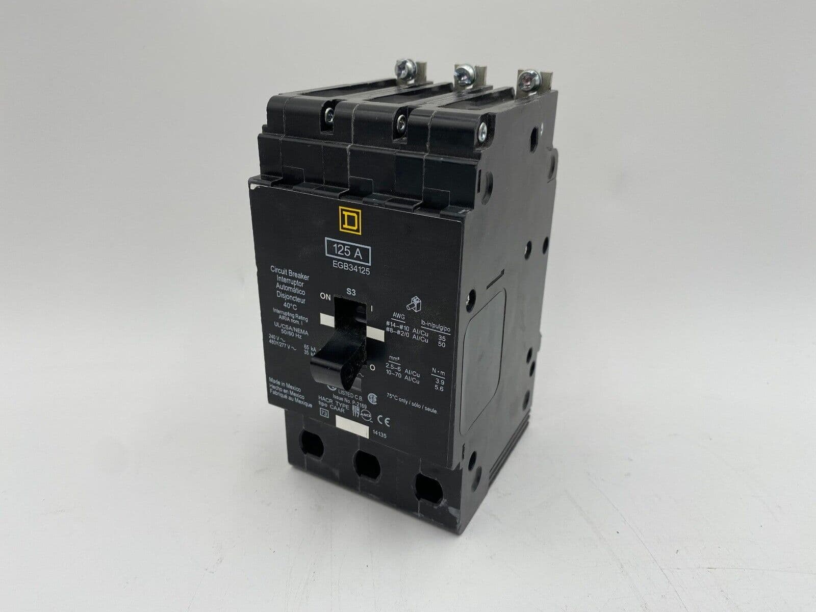 Square D EGB34125 – image 1