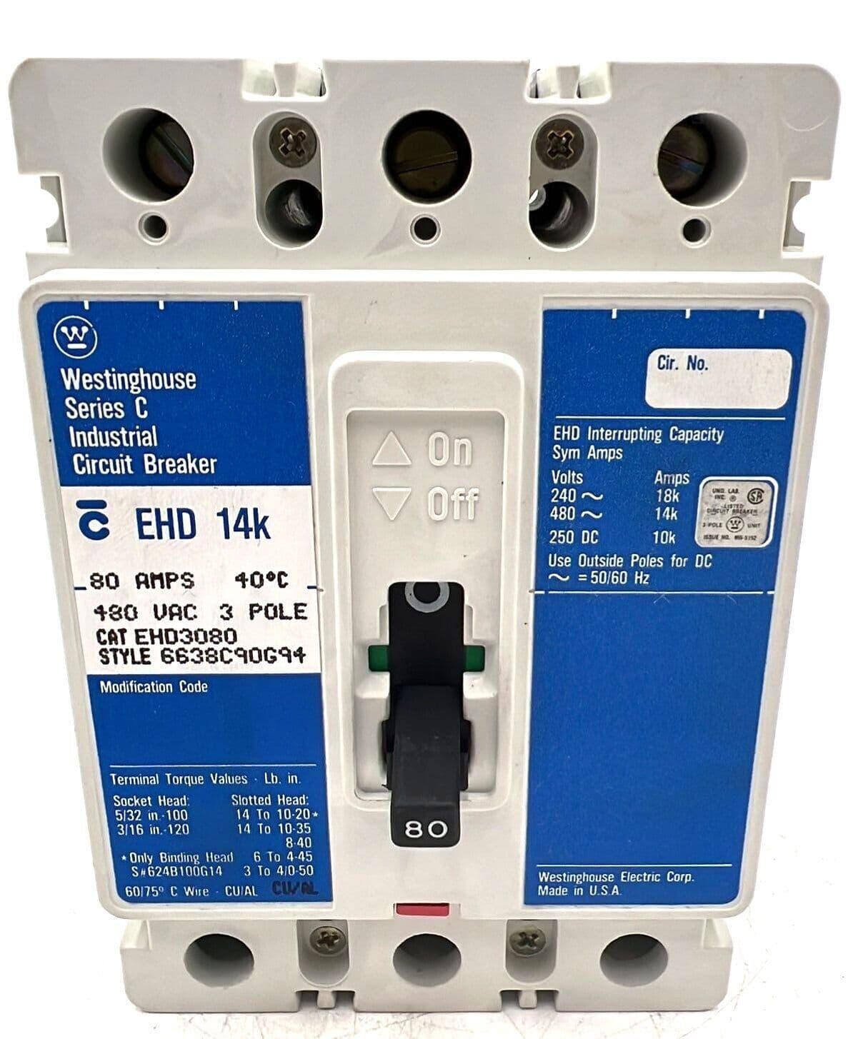 Westinghouse EHD3080 – image 1