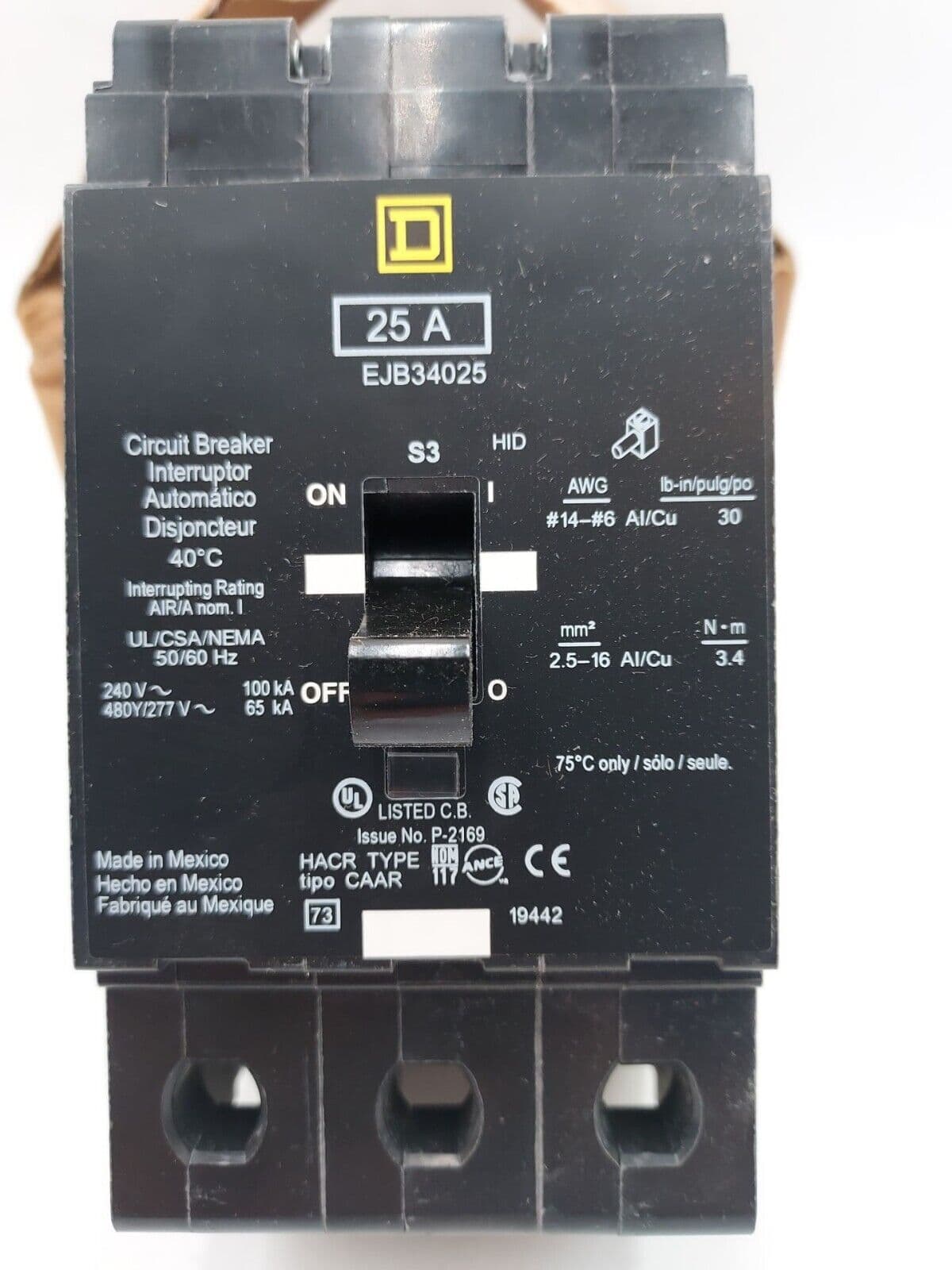 Square D EJB34025 – image 1