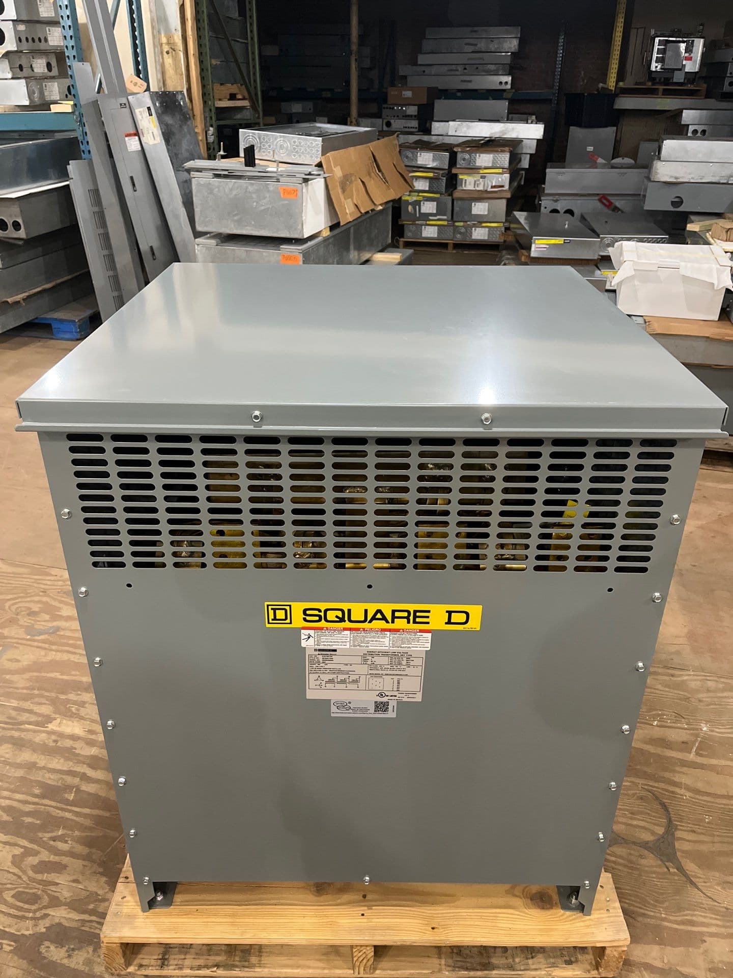 150KVA Square D EXN150T3H Transformer Pri 480V Sec 208/120V 3PH Indoor – image 1