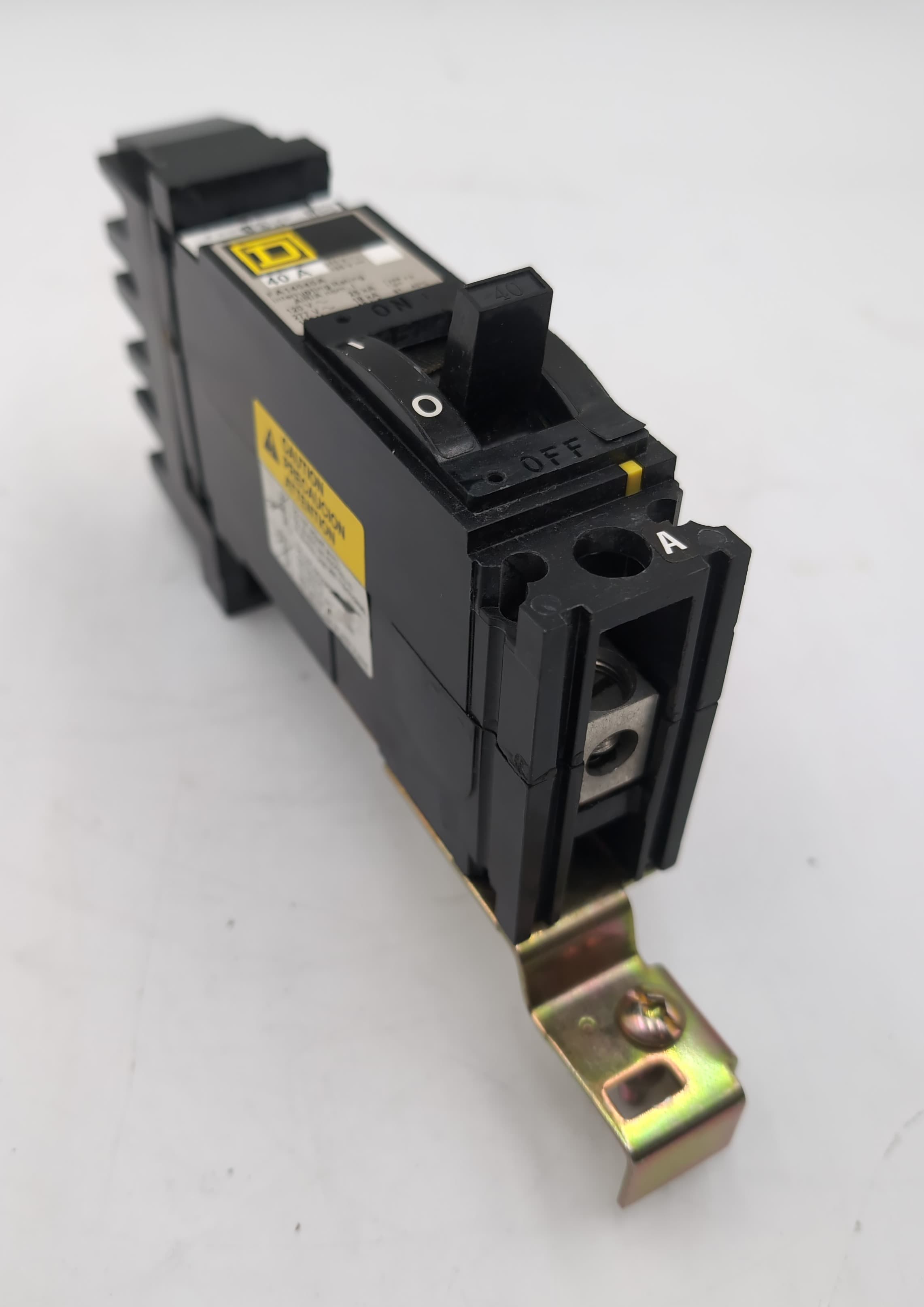 Square D FA14040A 40A 1-Pole 277V I-Line Circuit Breaker F-Frame USED – image 1
