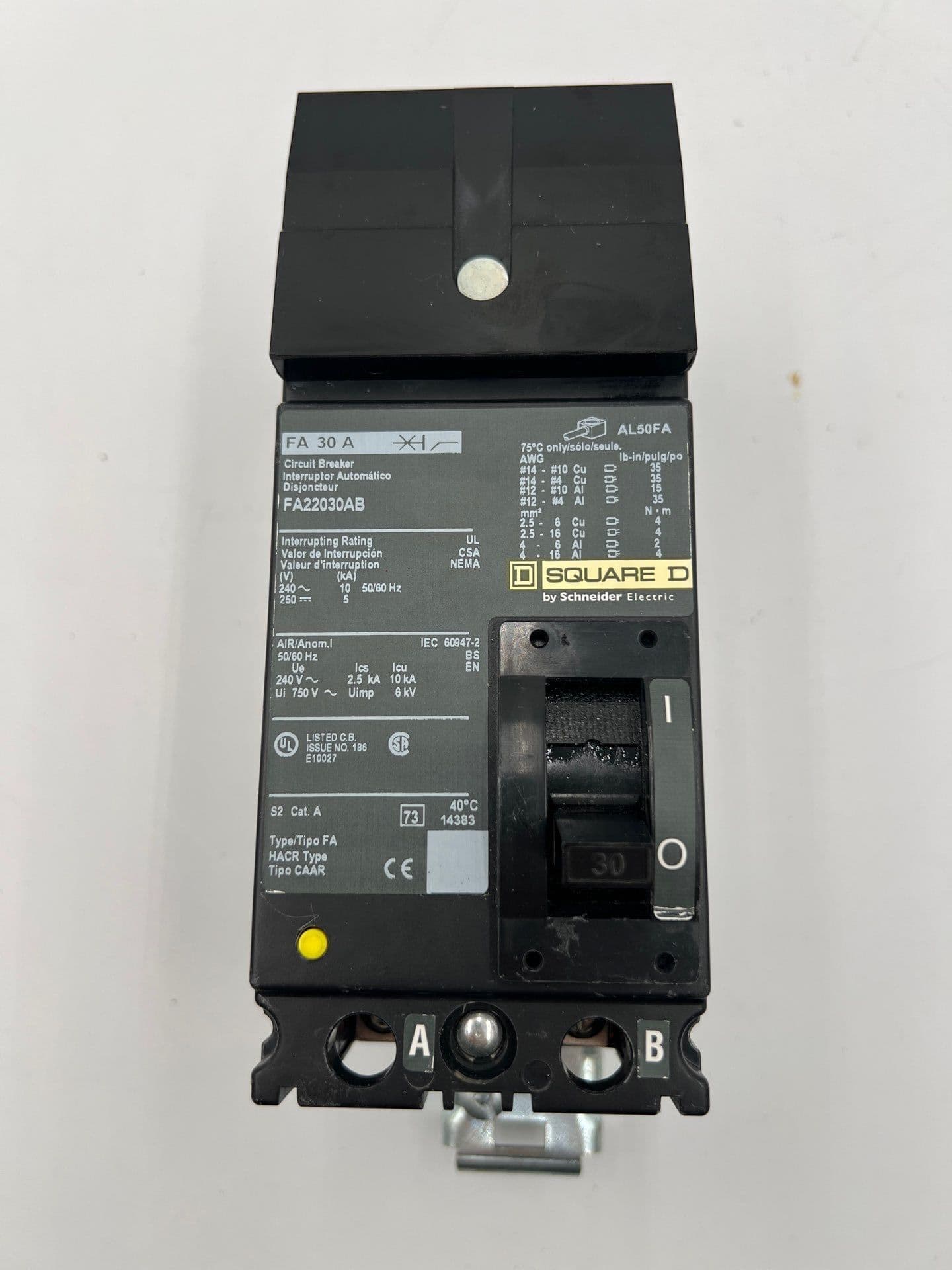 Square D FA22030AB – image 1