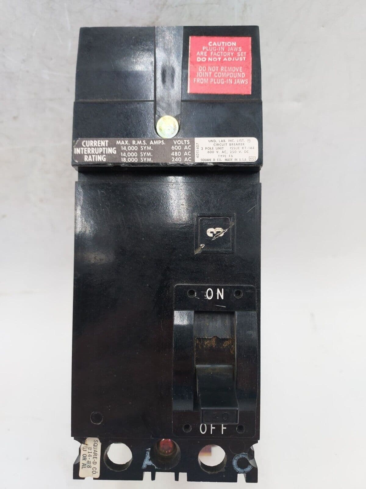 Square D FA26030AC – image 1