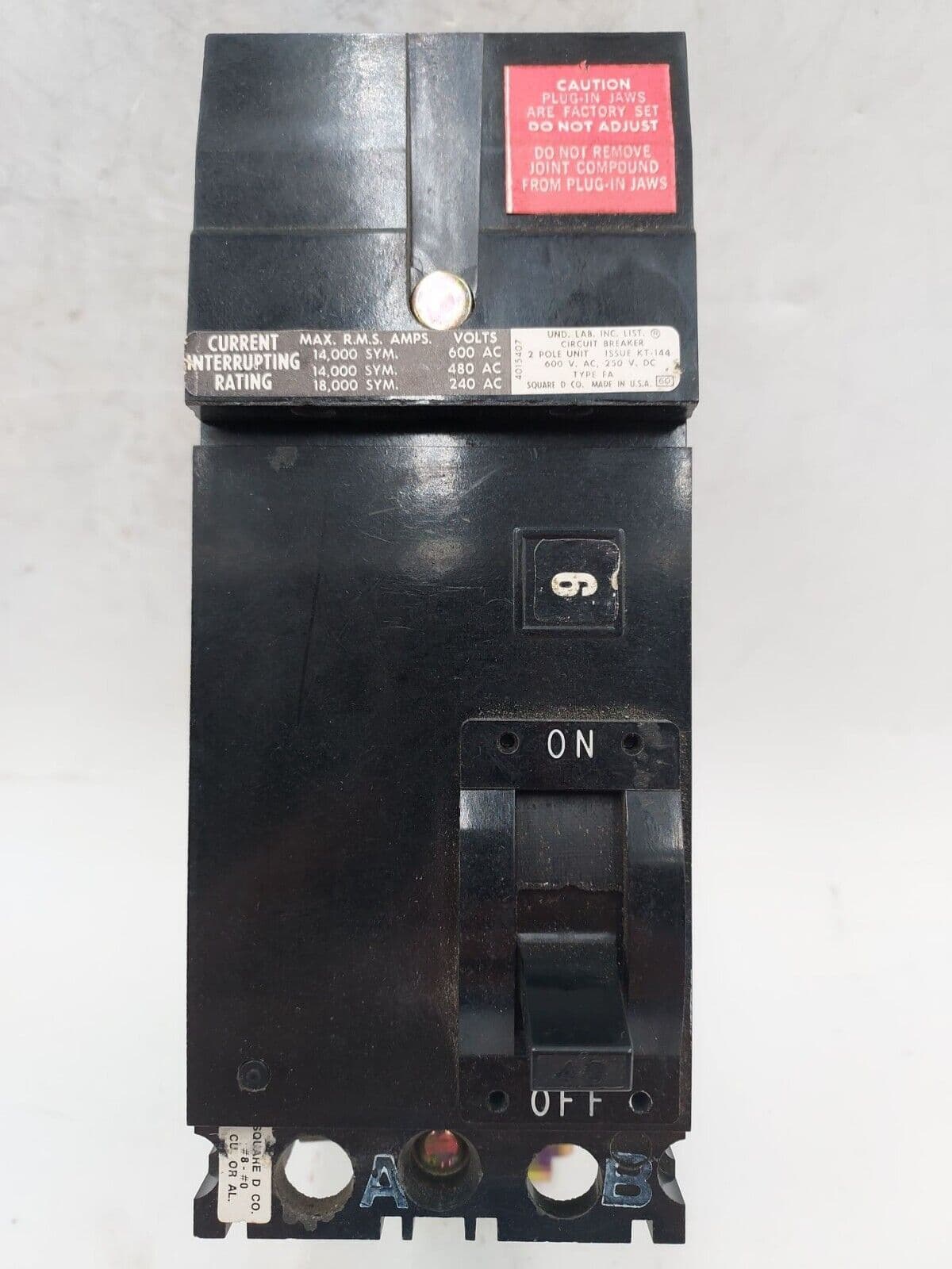 Square D FA26040AB – image 1