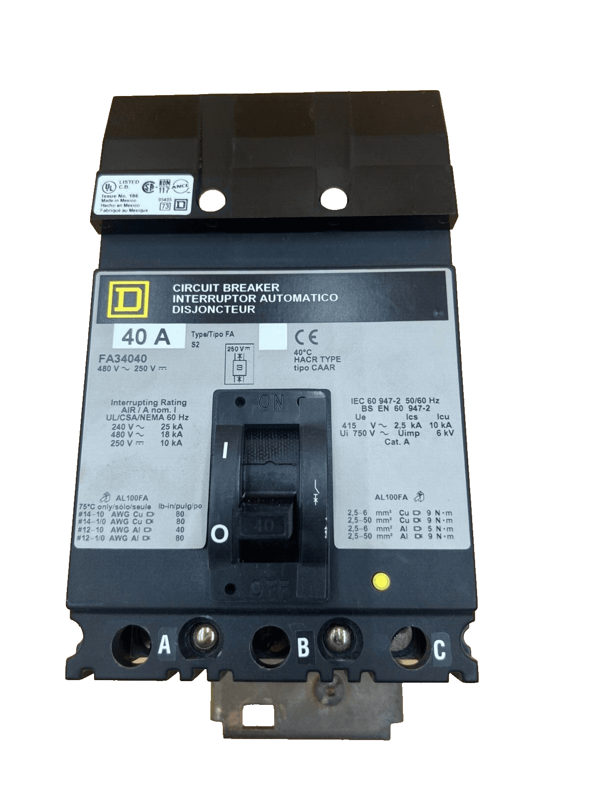 Square D FA34040 – image 1