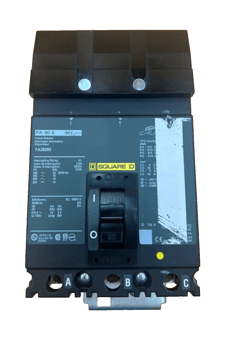 Square D FA36060 – image 1