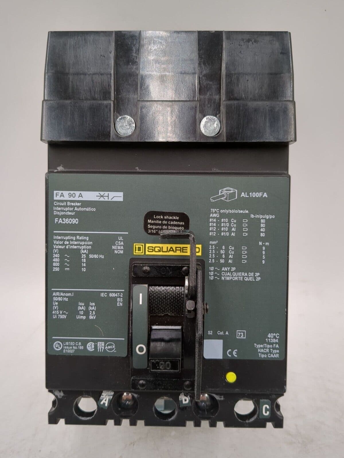 Square D FA36090 – image 1