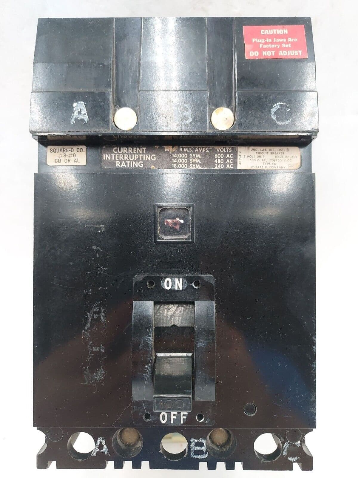 Square D FA36100 – image 1