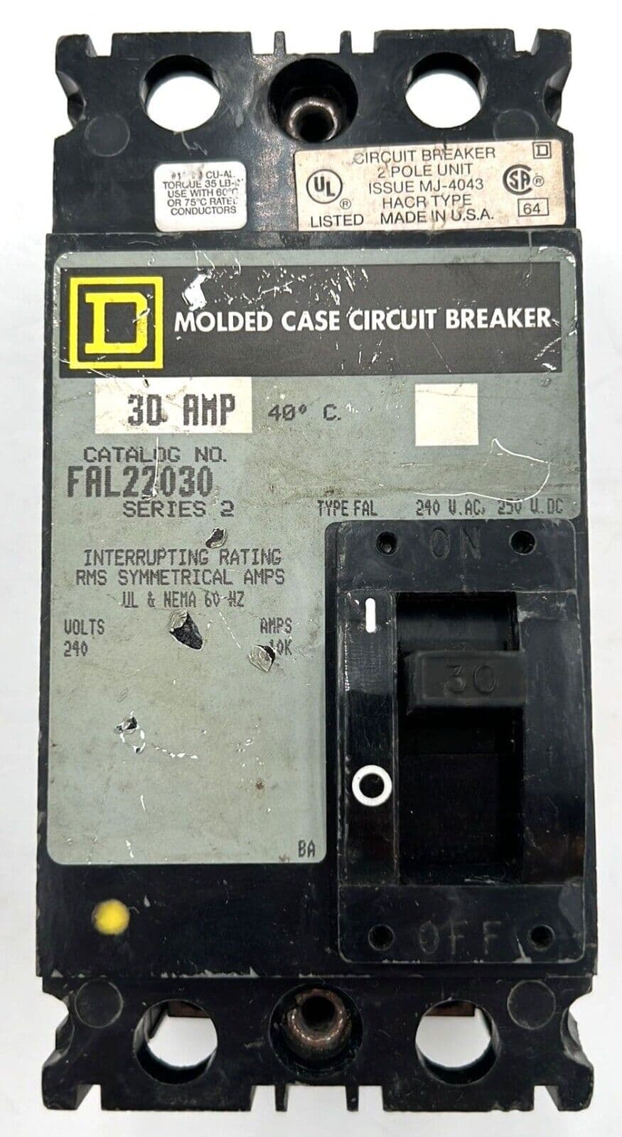 Square D FAL22030 Circuit Breaker — image 1 of 7