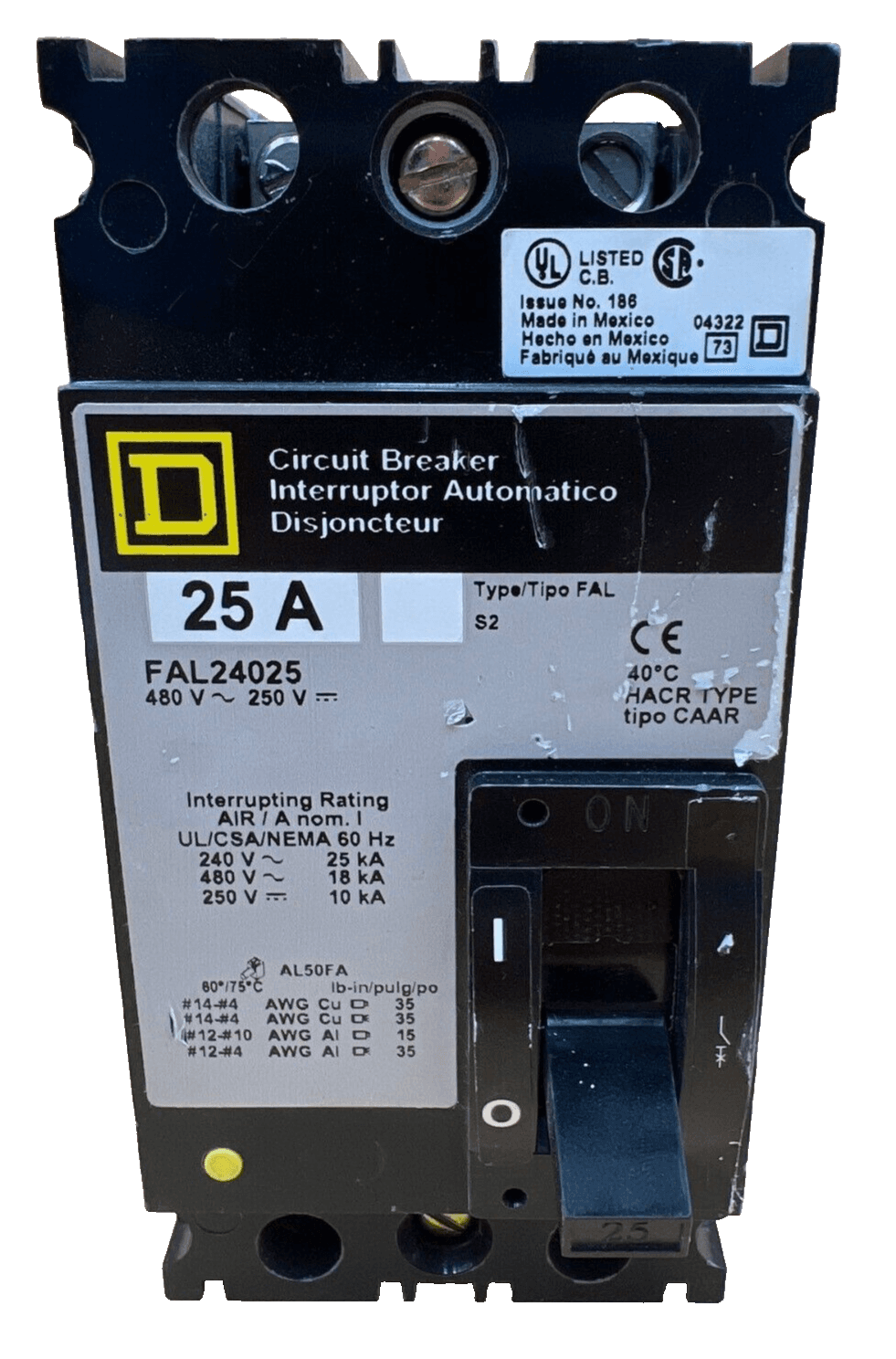 Square D FAL24025 – image 1