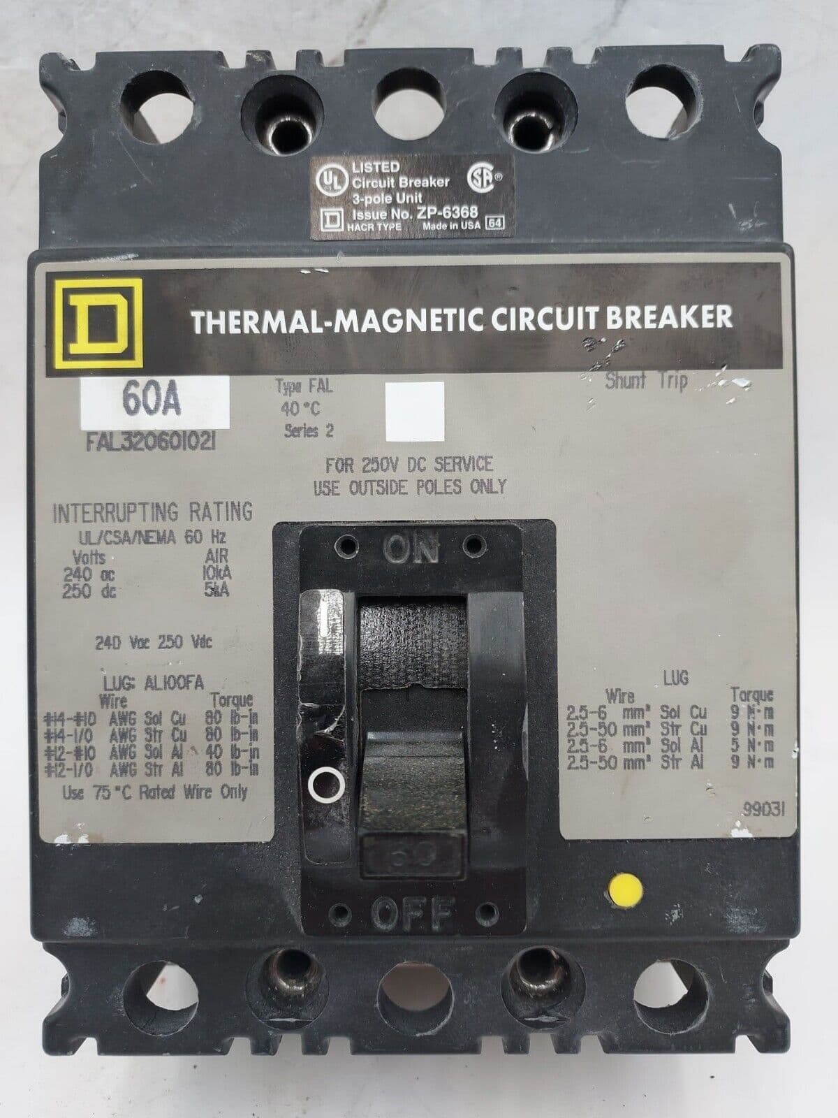 Square D FAL320601021 – image 1