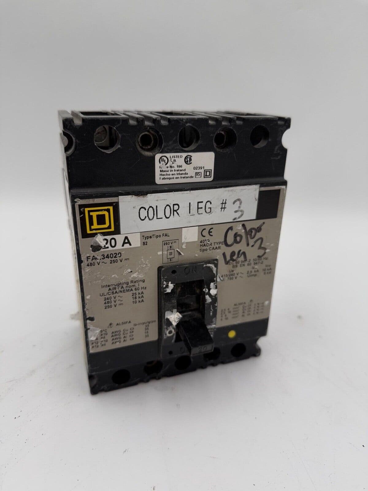 Square D FAL34020 – image 1