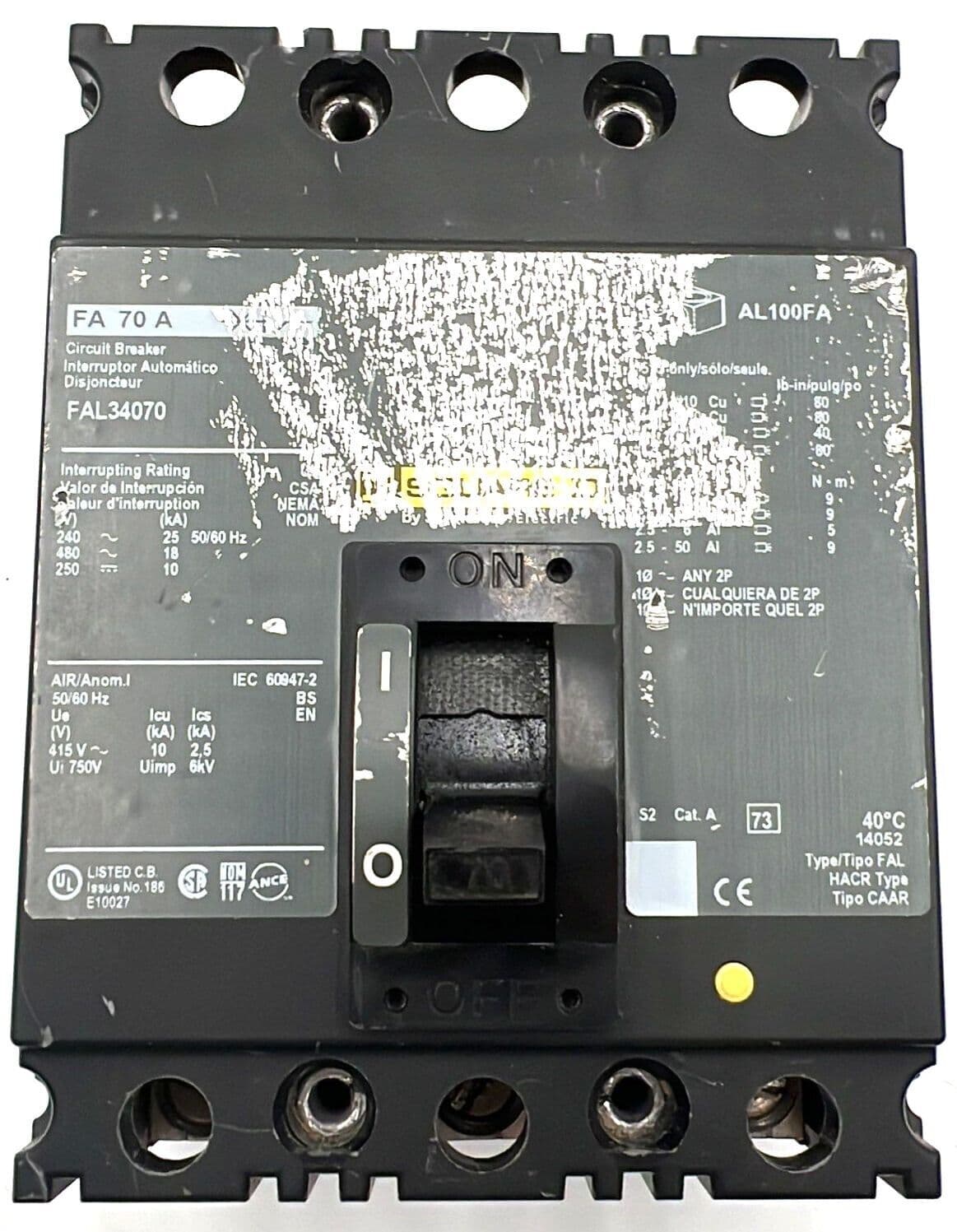 Square D FAL34070 – image 1