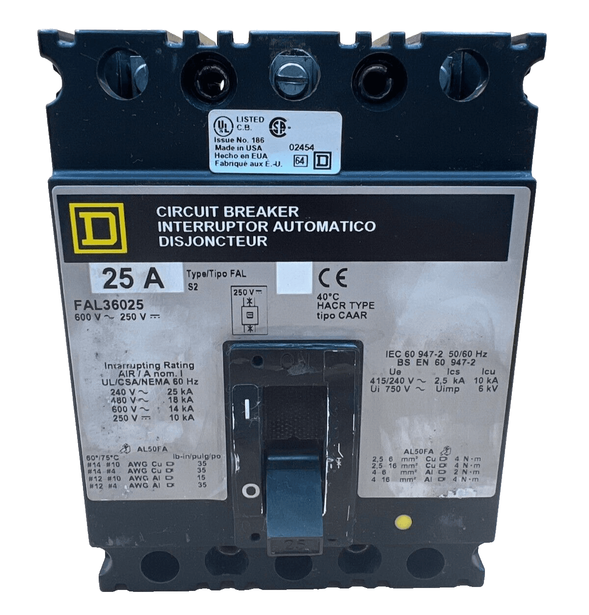 Square D FAL36025 – image 1