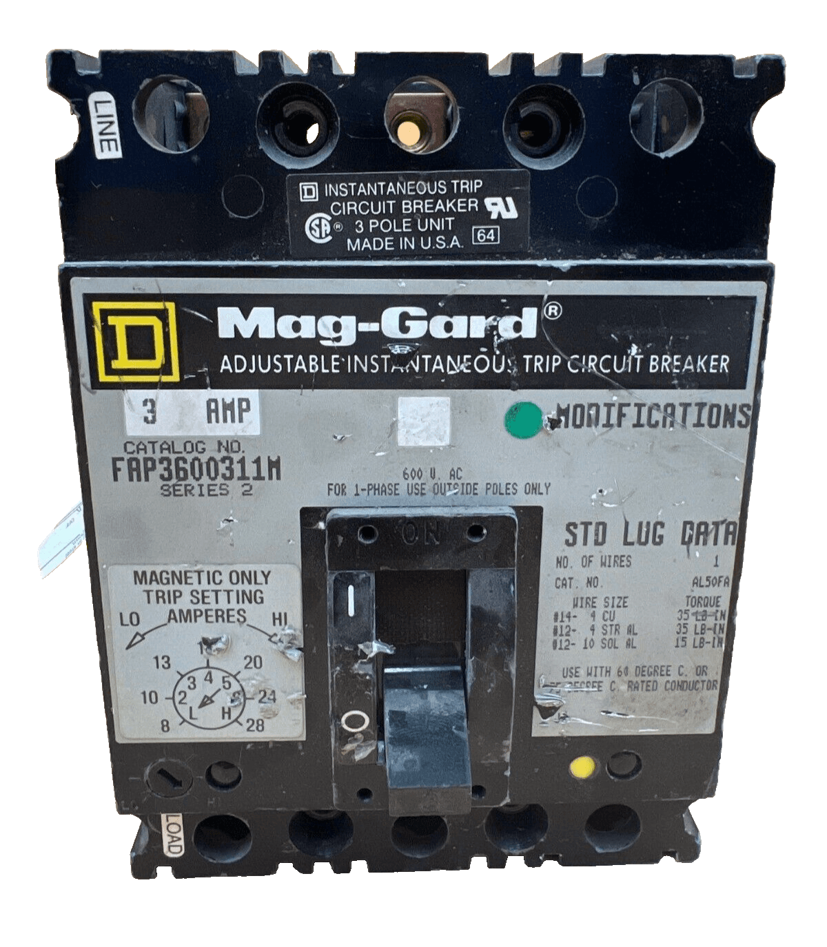 Square D FAP3600311M – image 1