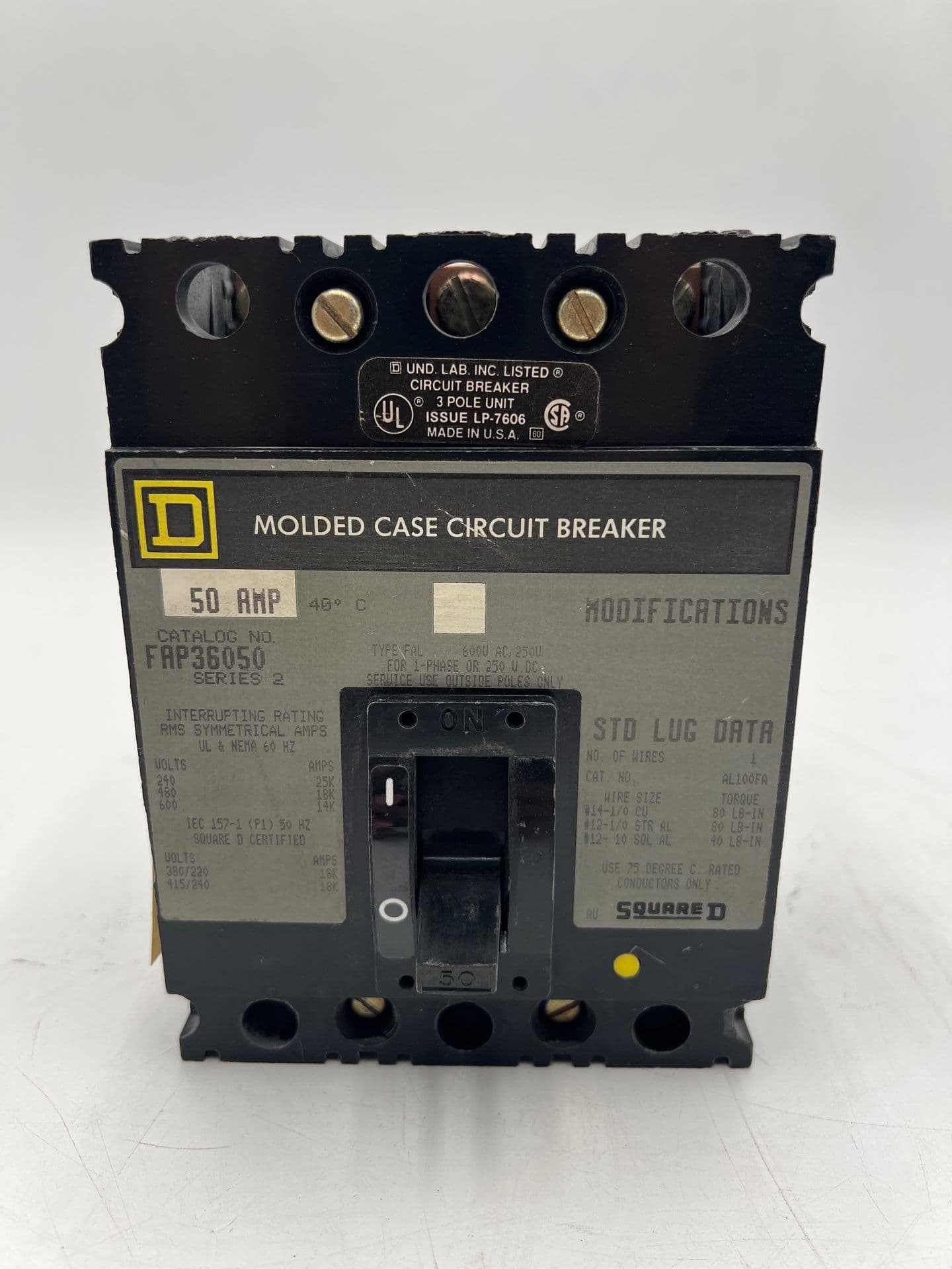 Square D FAP36050 – image 1