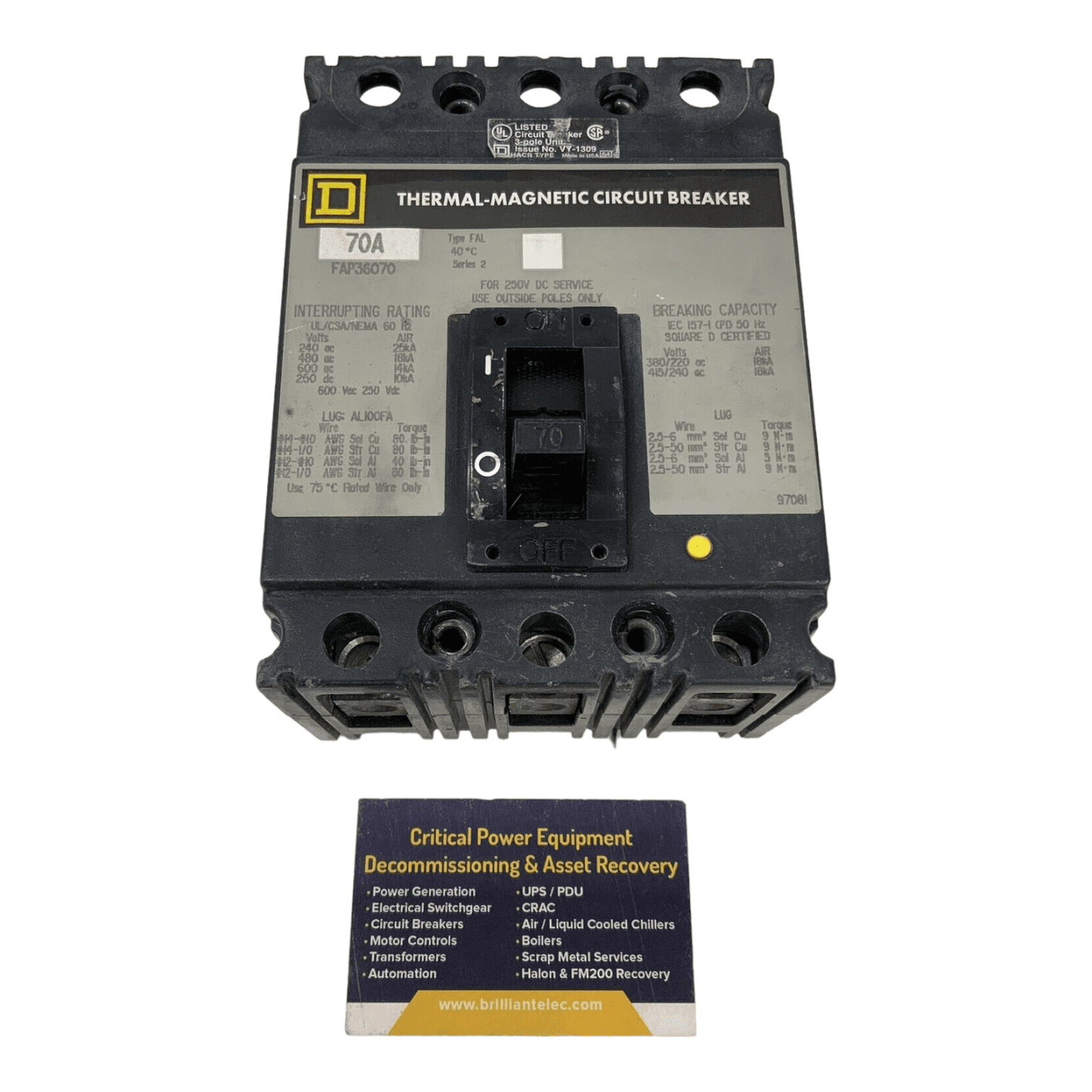 Square D FAP36070