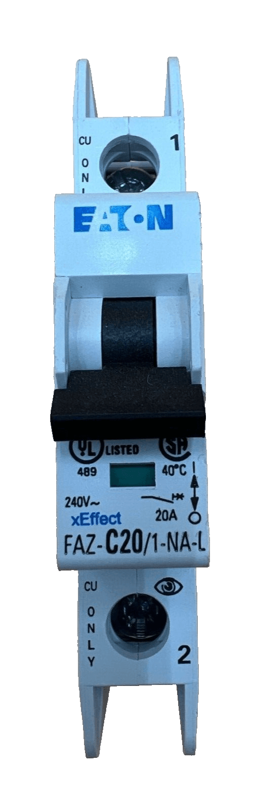 Eaton FAZ-C20/1-NA-L Circuit Breaker 20A 240V 1P DIN 20 Amp 1 Pole New – image 1