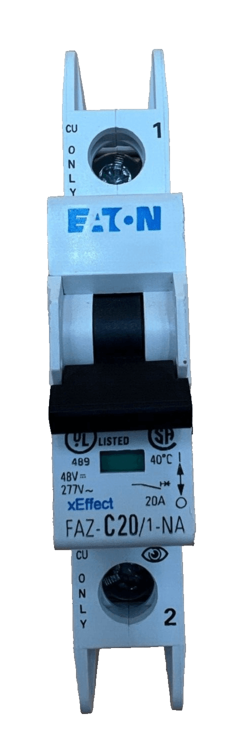Eaton FAZ-C20/1-SP Circuit Breaker 20A 277V 1P DIN 20 Amp 1 Pole New – image 1