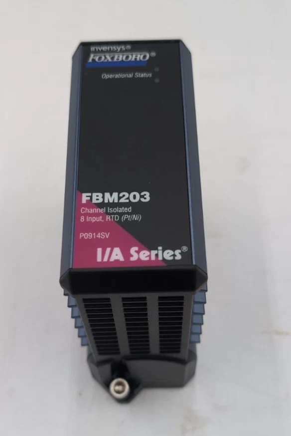 FOXBORO FBM203 Power I/O Module Channel Isolated 8 Input P0914SV 10ohm RTD