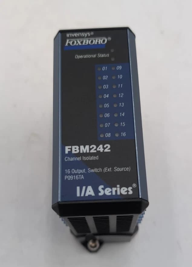 FOXBORO FBM242 Channel Isolated 16 Output Switch P0916TA I/A Series USED