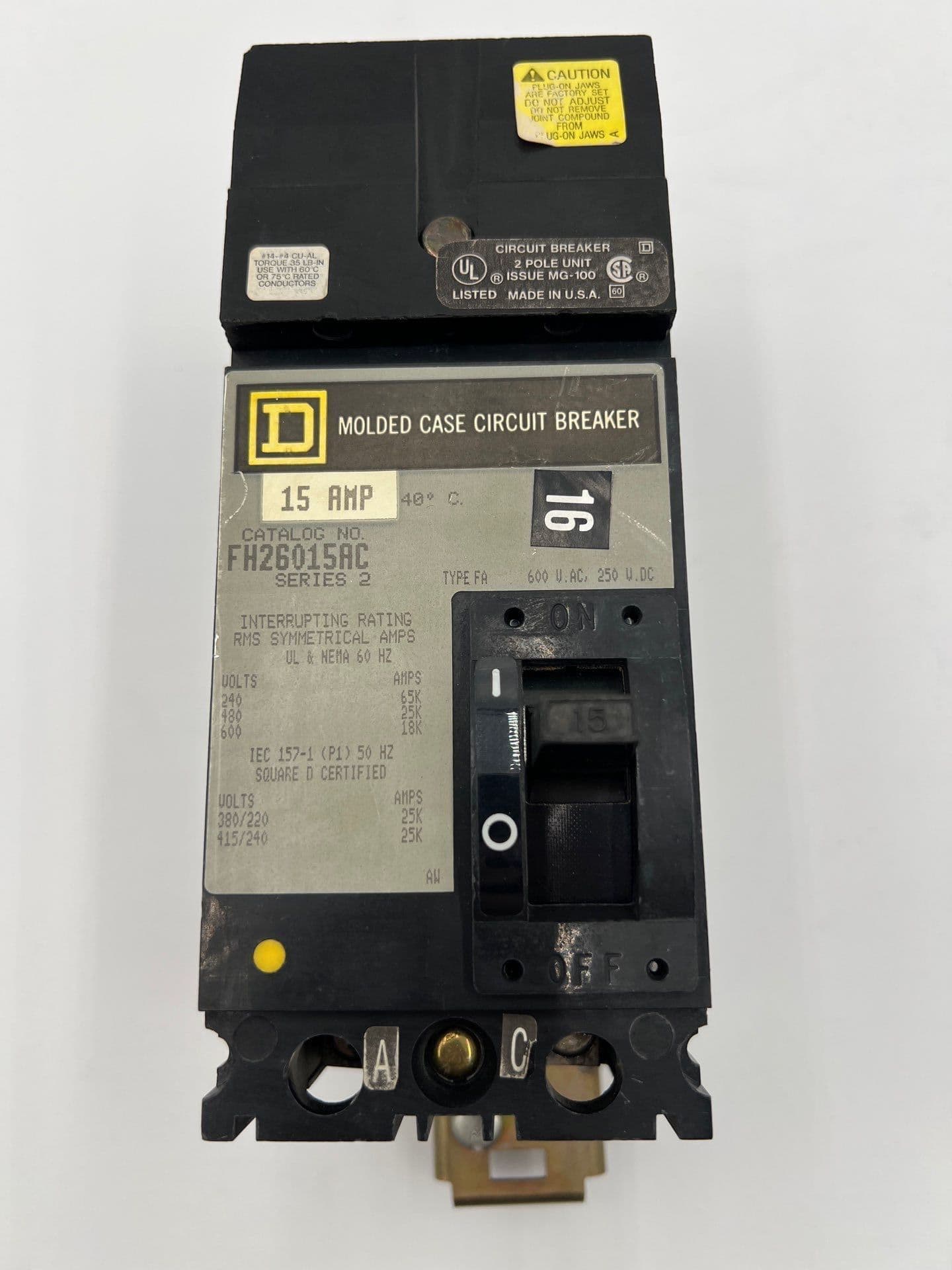 Square D FH26015AC – image 1