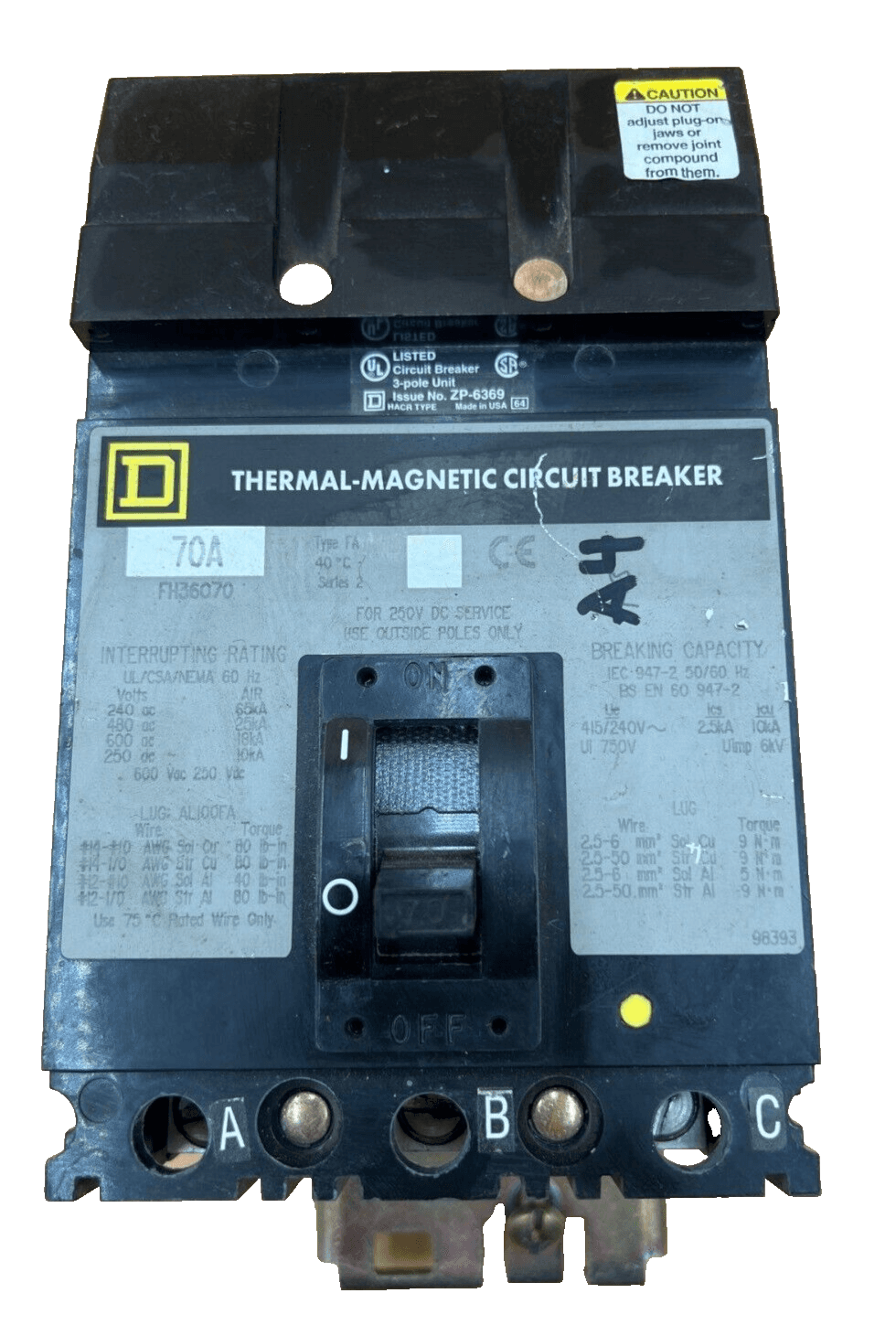 Square D FH36070 – image 1