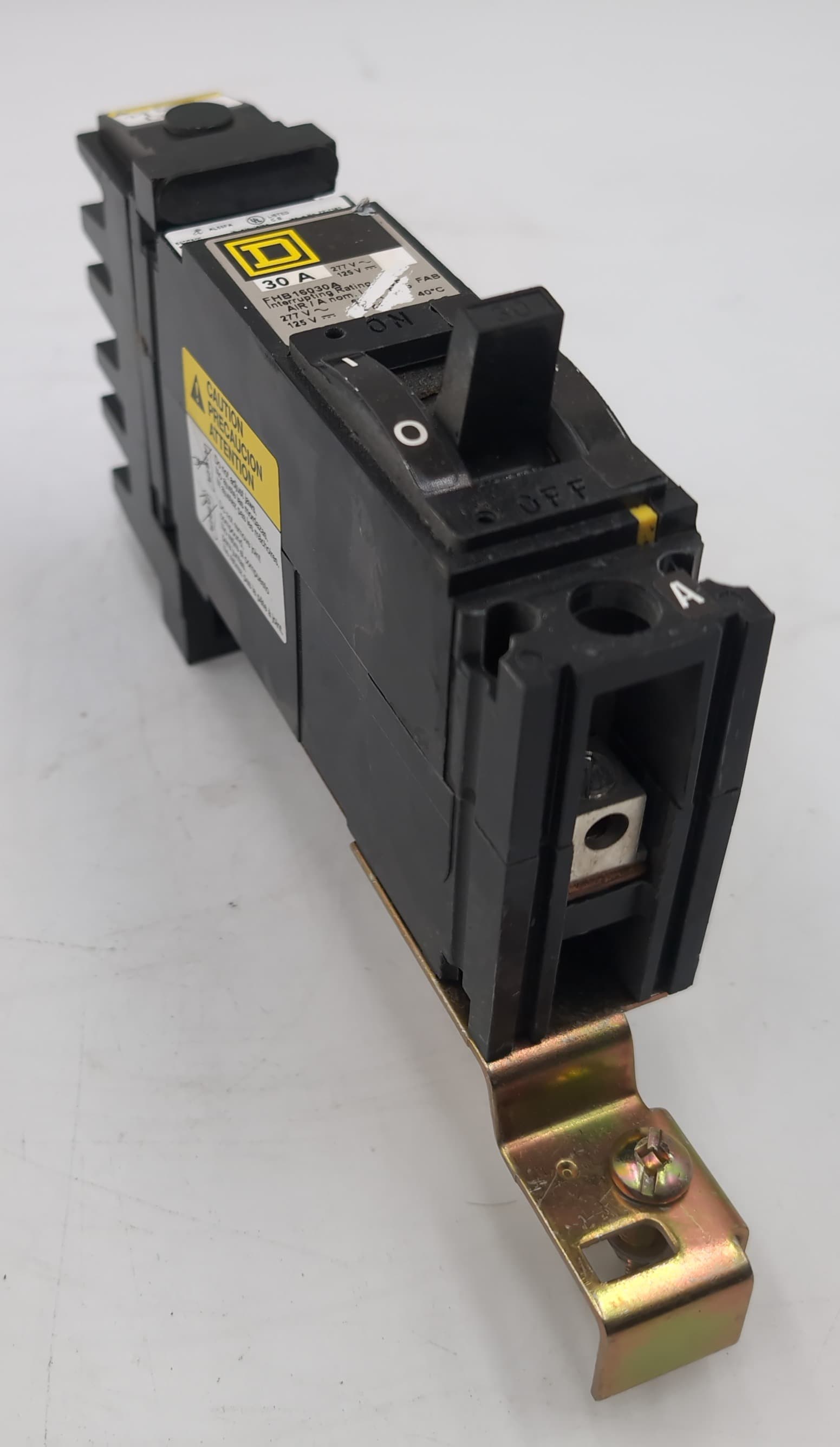 Square D FHB16030A I-Line Circuit Breaker 1-Pole 30 Amp 277V USED – image 1