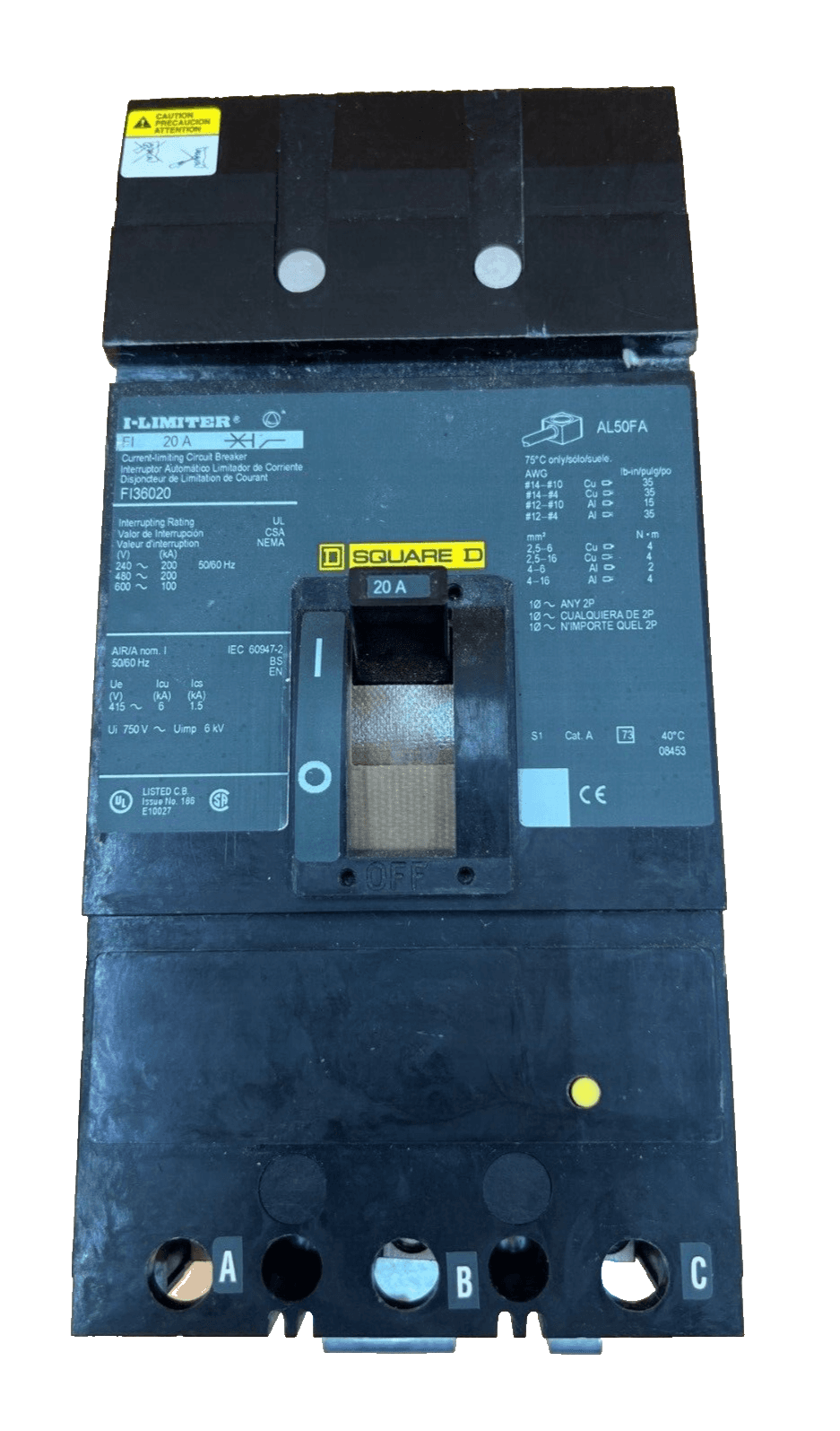 Square D FI36020 – image 1