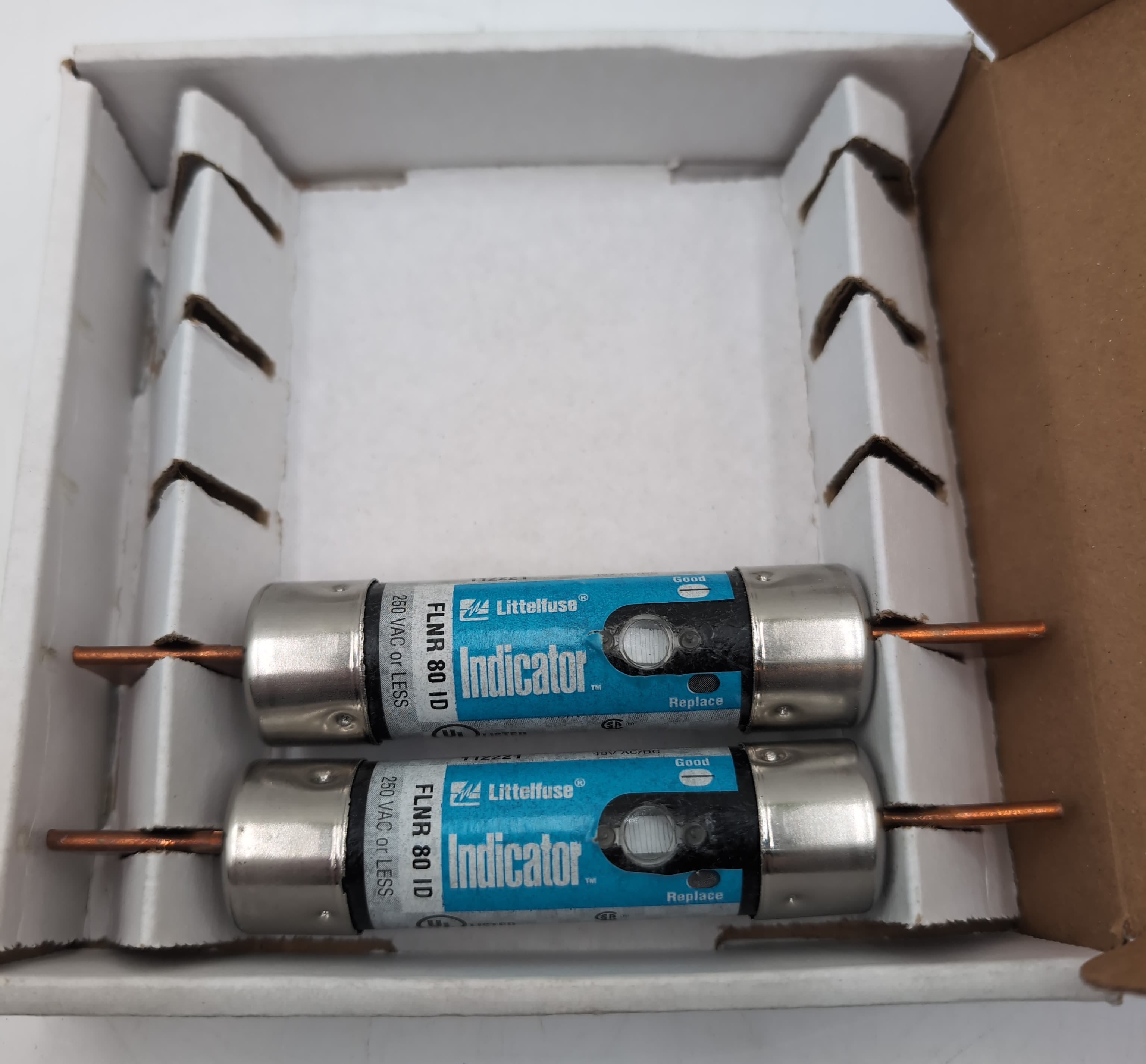 Littelfuse FLNR080ID Class RK5 Fuse 80A 250V Time-Delay Indicator FLNR 80 ID NEW