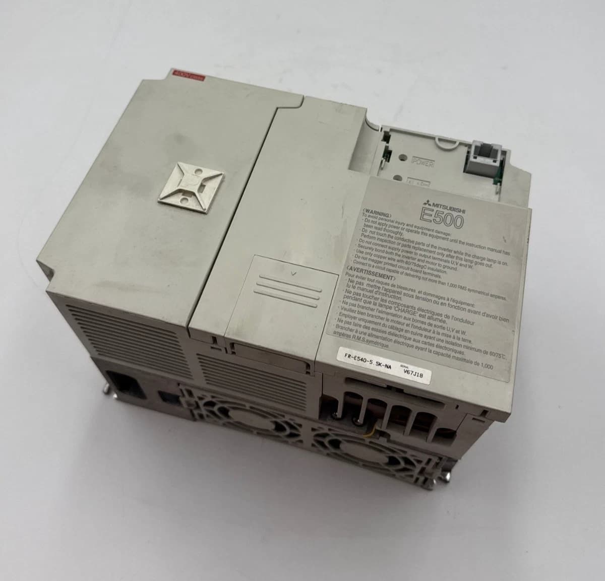 7.5HP Mitsubishi FR-E540-5.5K-NA Variable Frequency Drive Inverter 5.5KW PARTS